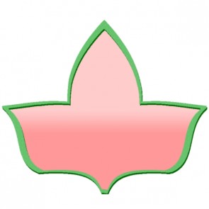 Pink Ivy Leaf