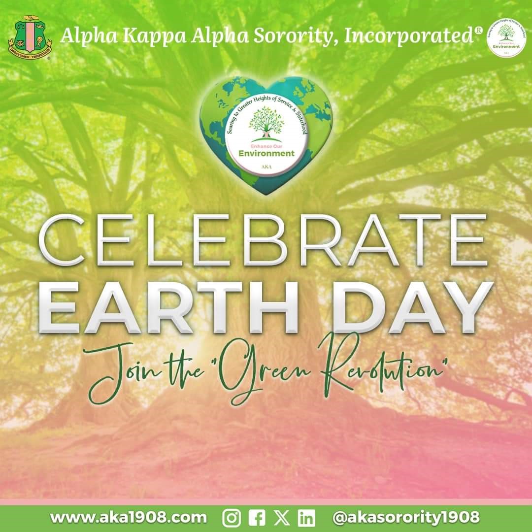 Happy Earth Day from Alpha Kappa Alpha Sorority, Incorporated®