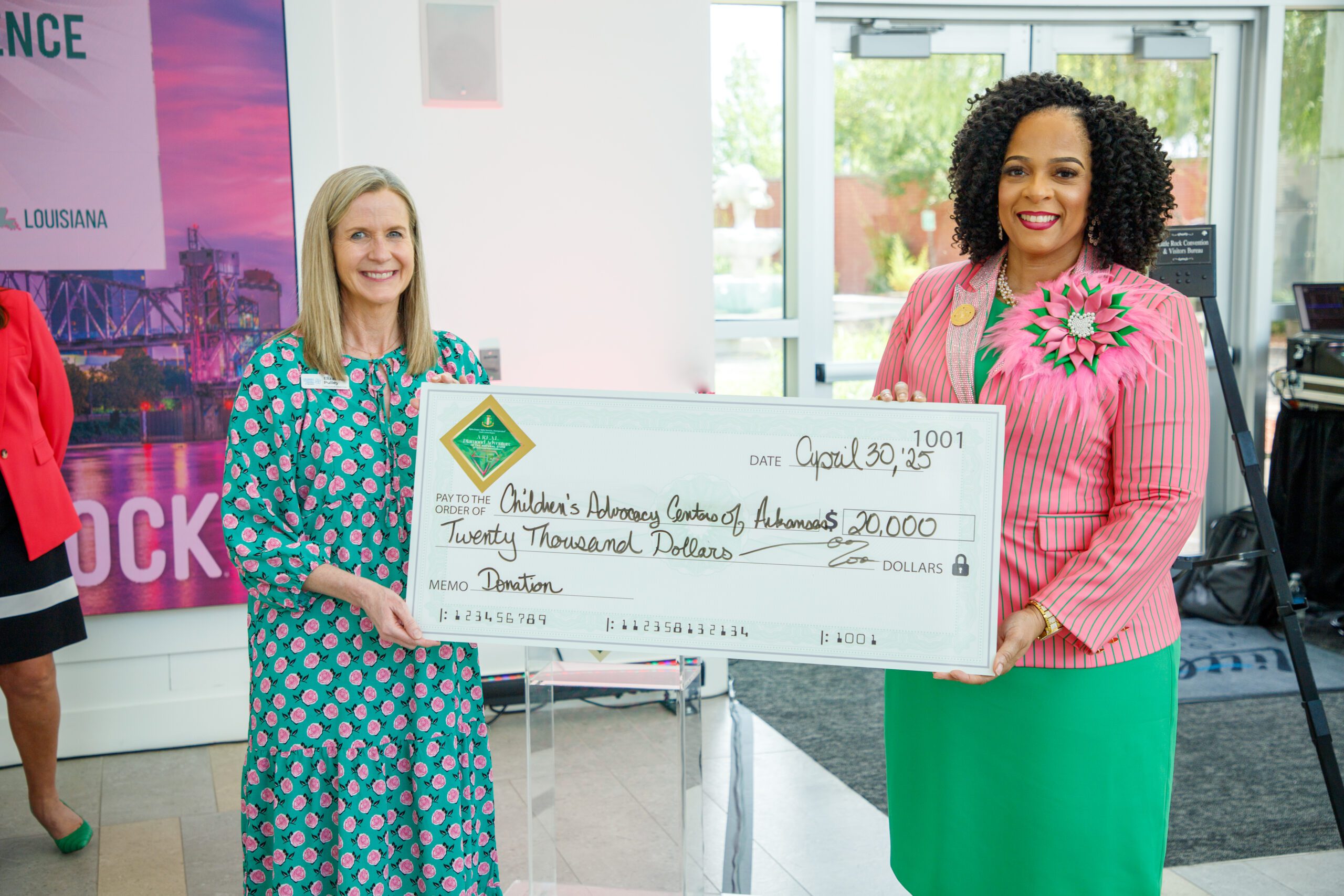 The AKAs make impactful donation to child advocacy center