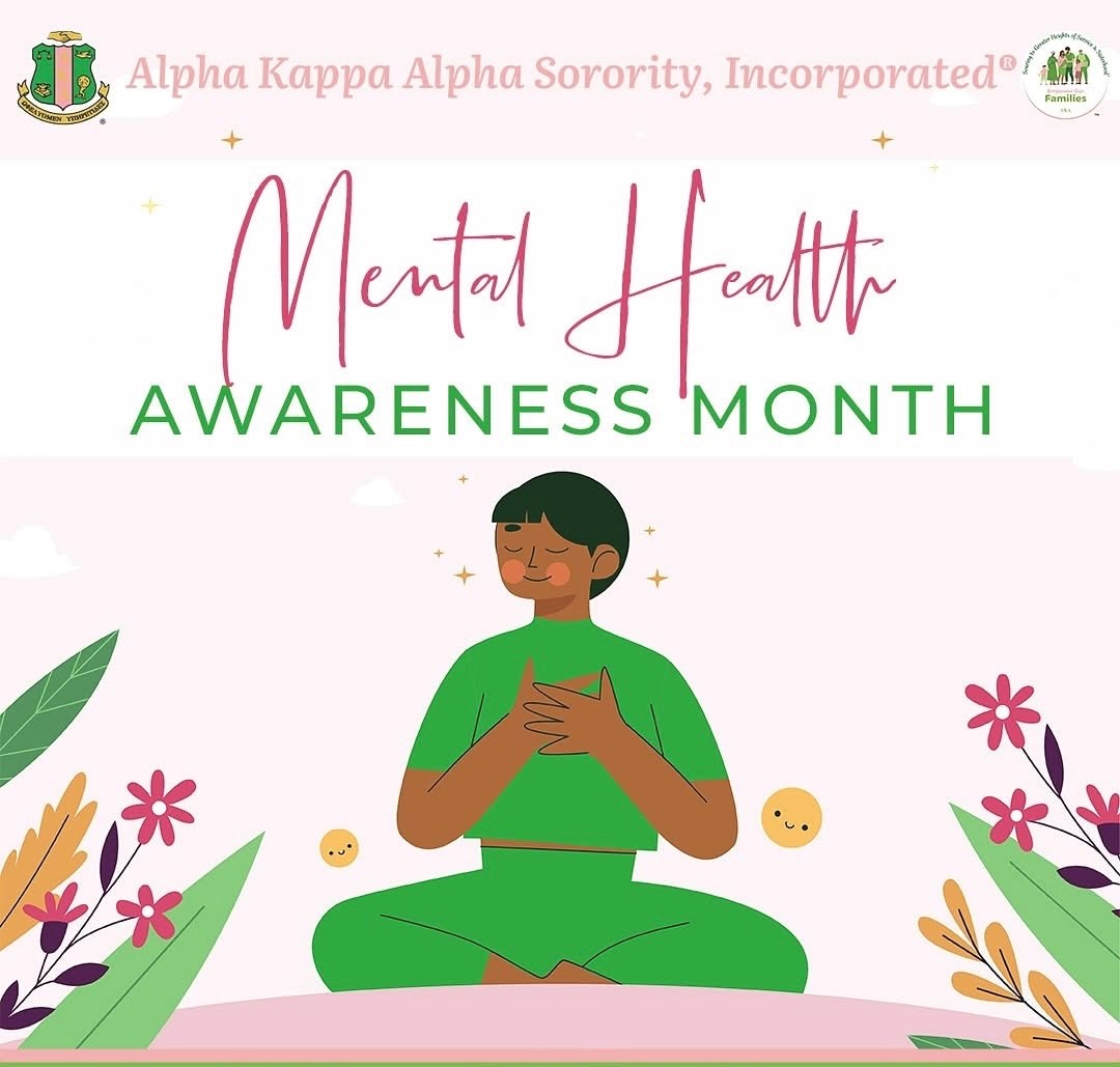 Alpha Kappa Alpha Sorority, Incorporated® Acknowledges Mental Health Awareness
